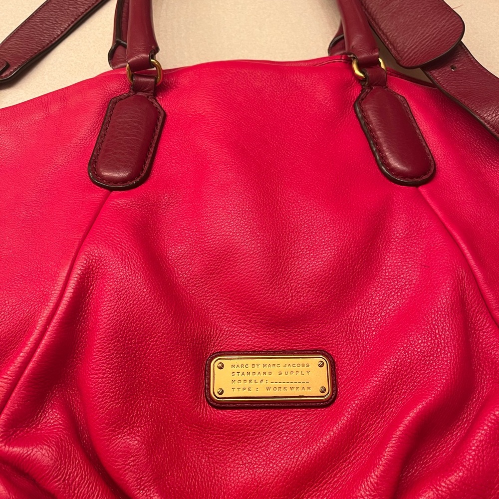 Red Marc Jacobs cross body bag